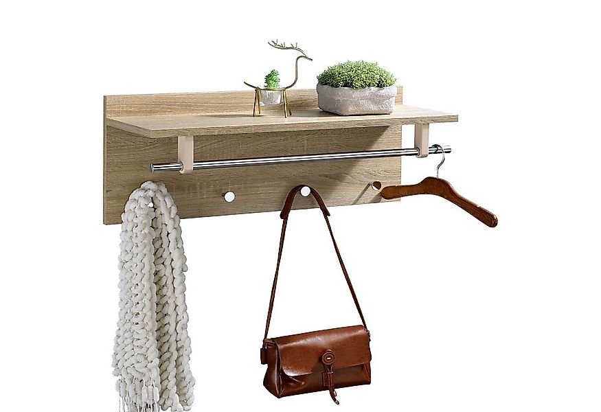 IDIMEX Garderobenhalter ULF, Wandgarderobe mit Kleiderhaken und Hutablage, günstig online kaufen