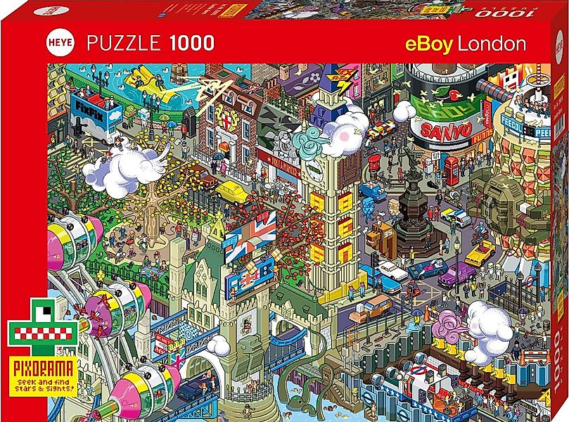 HEYE Puzzle London Quest, 1000 Puzzleteile, Made in Germany günstig online kaufen