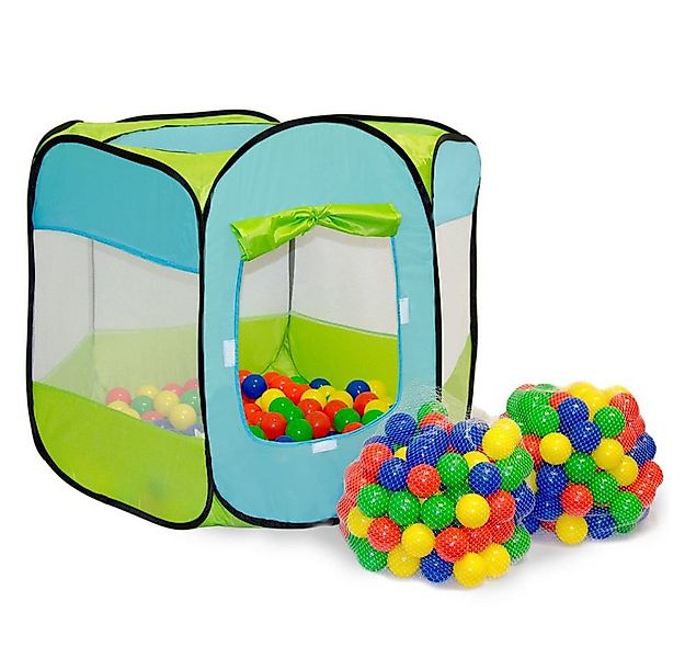 LittleTom Spielzelt mit 200 Bällen - Pop Up Kinderspielzelt - Bällebad Zelt günstig online kaufen