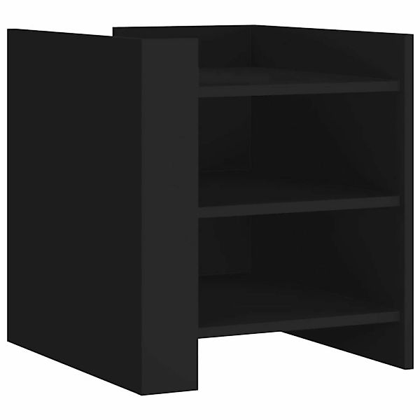 vidaXL Nachttisch Schwarz 45x50x50 cm Holzwerkstoff Modell 2 günstig online kaufen