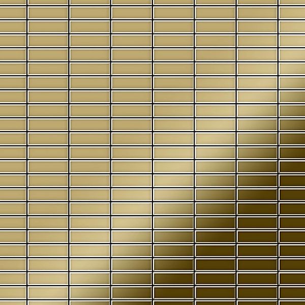 ALLOY Mosaik Fliese Massiv Metall Titan Hochglänzend Grau 1,6mm Stark Cabin günstig online kaufen