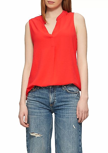 QS Klassische Bluse, ohne Ärmel günstig online kaufen