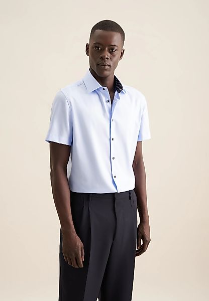 seidensticker Businesshemd "Shaped" Shaped 1/2 Kentkragen Uni günstig online kaufen