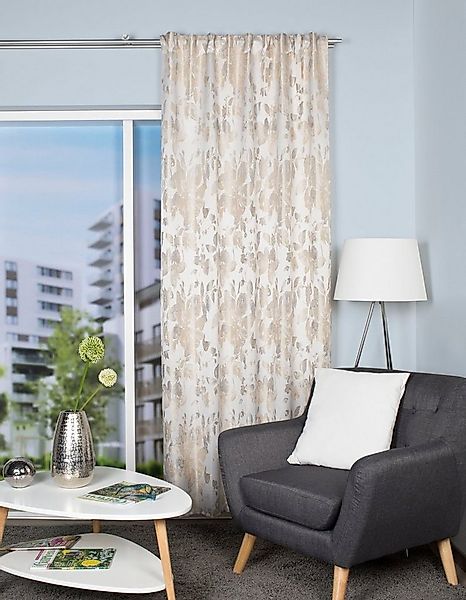 HOME WOHNIDEEN Vorhang TAFITI (1 St), Multifunktionsband, blickdicht, HxB: günstig online kaufen