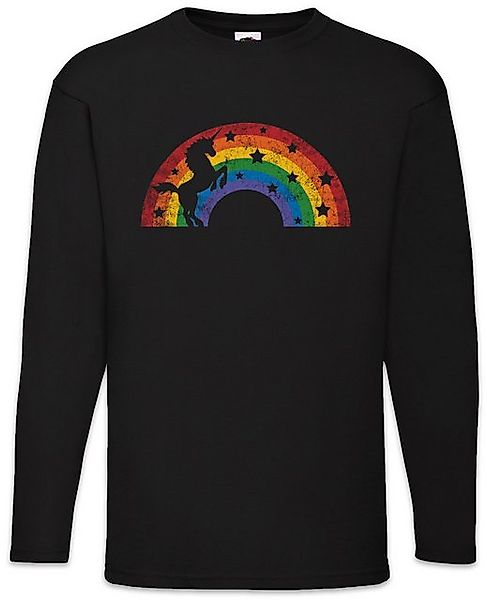 Urban Backwoods Langarmshirt Unicorn II Langarm T-Shirt Einhorn Rainbow Col günstig online kaufen