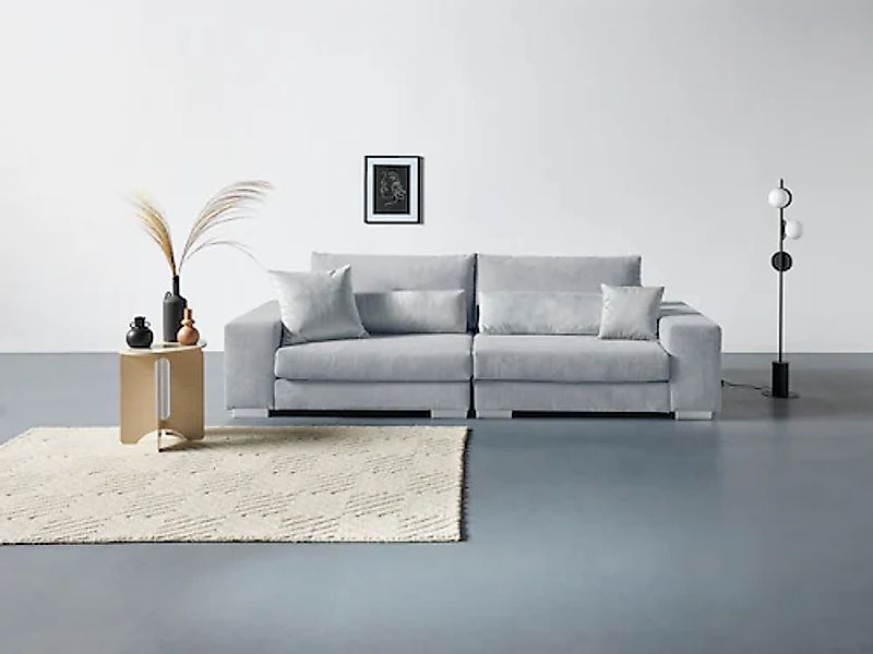 Home affaire Big-Sofa "Vasco", Breite 277 cm, inkl. 6-teiliges Kissenset, i günstig online kaufen