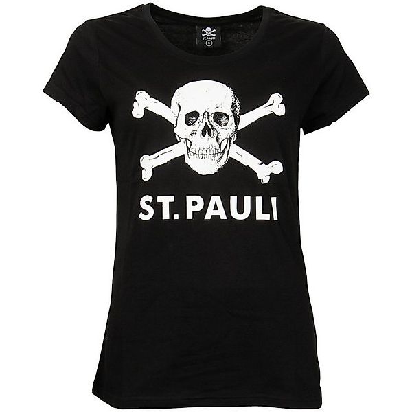 FC St. Pauli T-Shirt Totenkopf taillierter günstig online kaufen