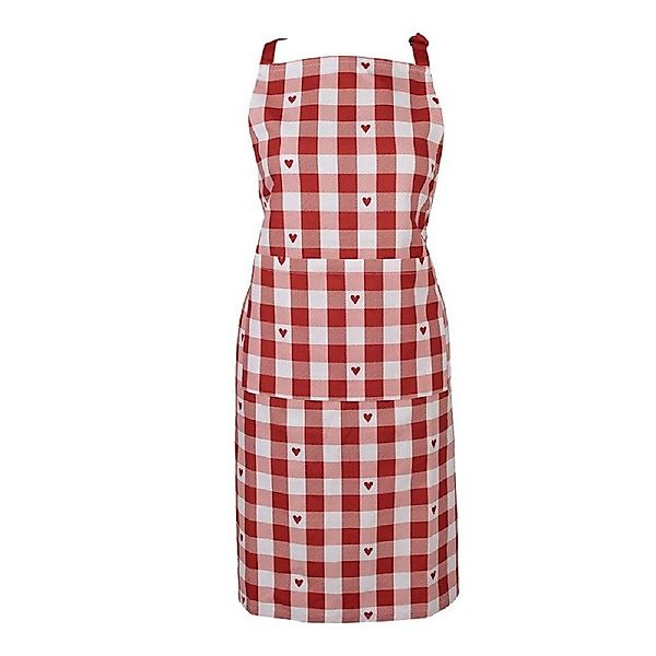 Clayre & Eef Kochschürze Hearts Red günstig online kaufen
