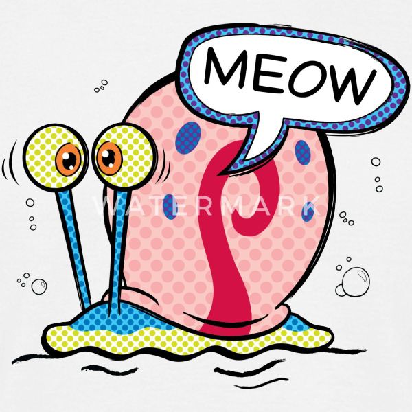 Spreadshirt T-Shirt SpongeBob Schwammkopf Gary Die günstig online kaufen