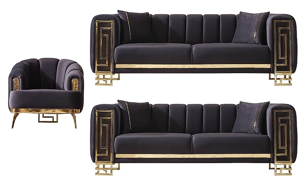 Villa Möbel Polstergarnitur Magnifica, (Set, 3-tlg), günstig online kaufen