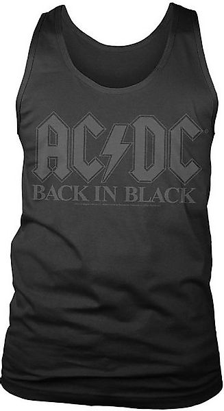 AC/DC T-Shirt Back In Black Tank Top günstig online kaufen