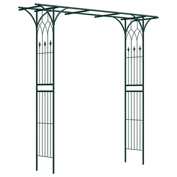 COSTWAY Rosenbogen, Rankgitter für Kletterpflanzen, 205x52x205cm, günstig online kaufen