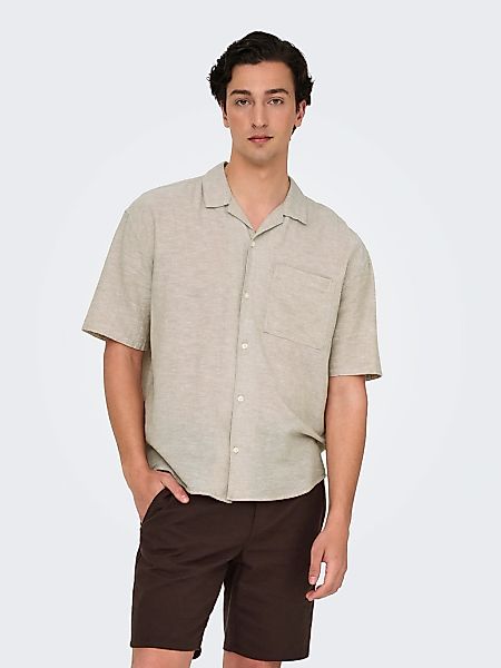 ONLY & SONS Kurzarmhemd "ONSCAIDEN LIFE RELAX SS RESORT 1PKT SHIR" günstig online kaufen