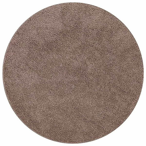 vidaXL Anti-Rutsch Shaggy Teppich Braun 160 x 160 cm PP 4019801 günstig online kaufen