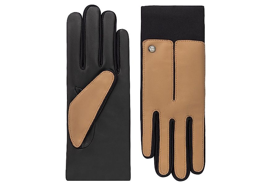 Roeckl Lederhandschuhe Stockholm Touch Fingerhandschuhe mit Fleece Futter günstig online kaufen