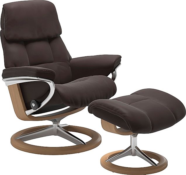 Stressless® Relaxsessel »Ruby« Set, Relaxsessel mit Hocker, mit Signature B günstig online kaufen