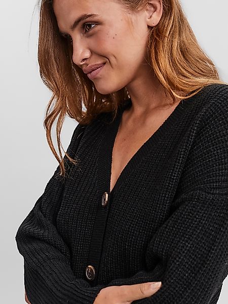 Vero Moda Strickjacke "VMLEA LS V-NECK CUFF CARDIGAN" günstig online kaufen