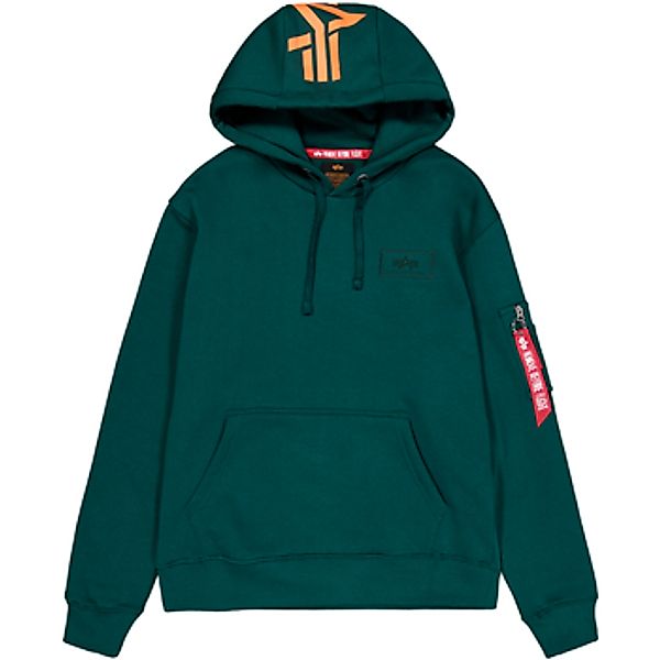 Alpha Industries  Sweatshirt Backprint Hoodie  - Force Green günstig online kaufen