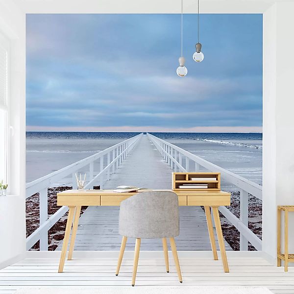Fototapete Brücke in Schweden günstig online kaufen