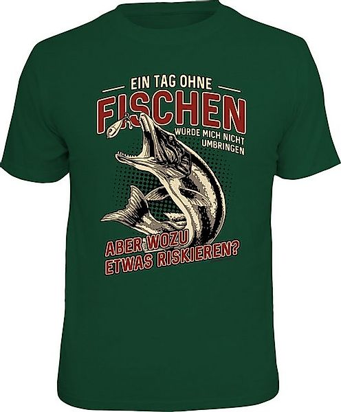 RAHMENLOS® T-Shirt für den aktiven Angler: Ein Tag ohne Fischen ... günstig online kaufen