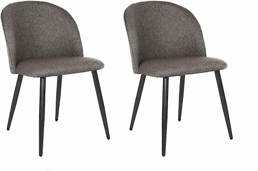 byLIVING Esszimmerstuhl »Nayla«, (Set), 2 St., Webstoff, Bezug in Samt, Web günstig online kaufen