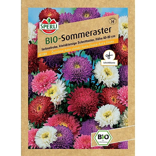 Sperli Bio Sommeraster Mischung Callistephus chinensis günstig online kaufen