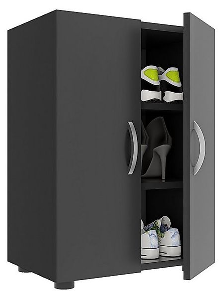 VCM Schuhschrank Holz Großer Schuhschrank Schuhkommode Ulas 3 günstig online kaufen