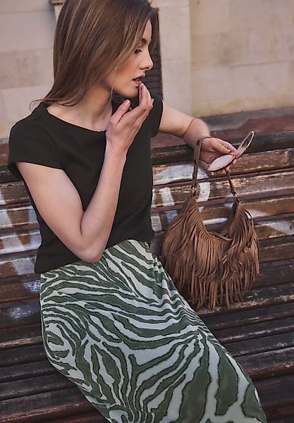 STREET ONE STUDIO Maxirock Middle Waist günstig online kaufen