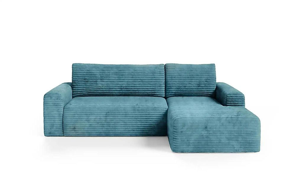 Ecksofa mit Schlaffunktion Sontii ¦ grün ¦ Maße (cm): B: 268 H: 92 Polsterm günstig online kaufen