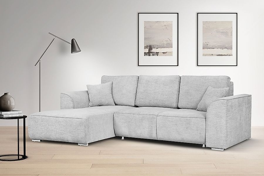 INOSIGN Ecksofa "BEATRICE optionale Schlafsofa mit Bettkasten, B/T/H: 265/1 günstig online kaufen