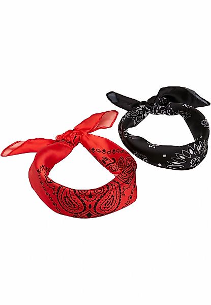 URBAN CLASSICS Loop "Urban Classics Unisex Satin Bandana 2-Pack" 1 Stk. tlg günstig online kaufen