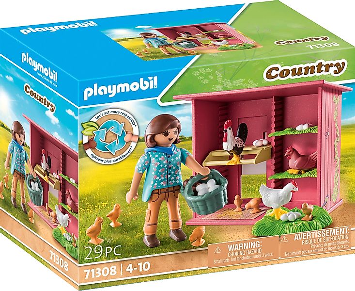 Playmobil® Konstruktions-Spielset »Hühner mit Küken (71308), Country« teilw günstig online kaufen