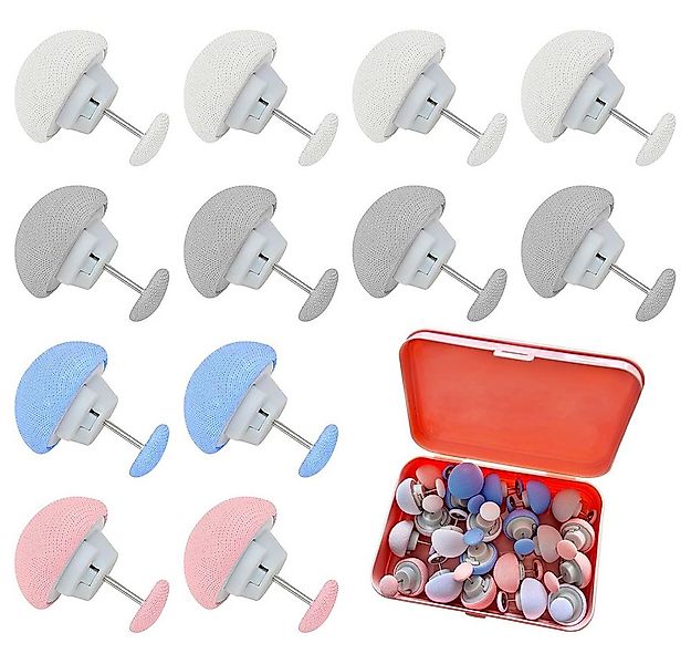 zggzerg Deckenhaken Packung mit 35 Bettdeckenhaltern, Pilz-Bettdeckenbezug- günstig online kaufen