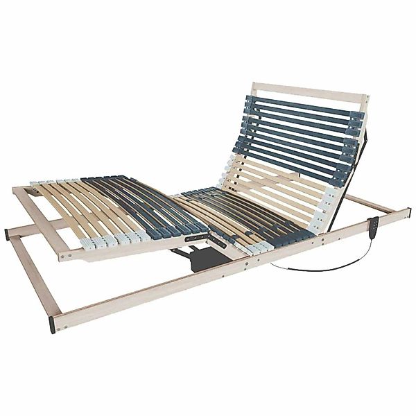 Matratzen Perfekt Elektrischer 42-Leisten-Lattenrost 70 x 200 cm Notabsenku günstig online kaufen