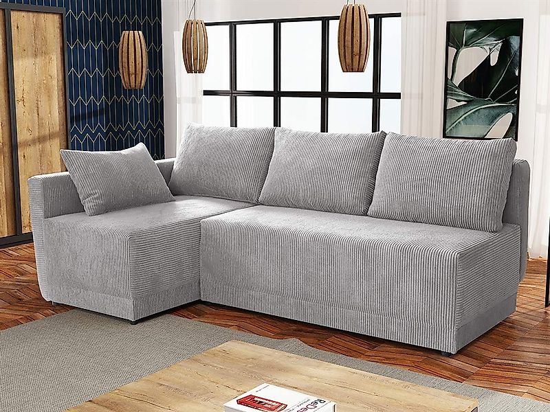 MIRJAN24 Ecksofa Nestor Cord, mit Bettkasten günstig online kaufen