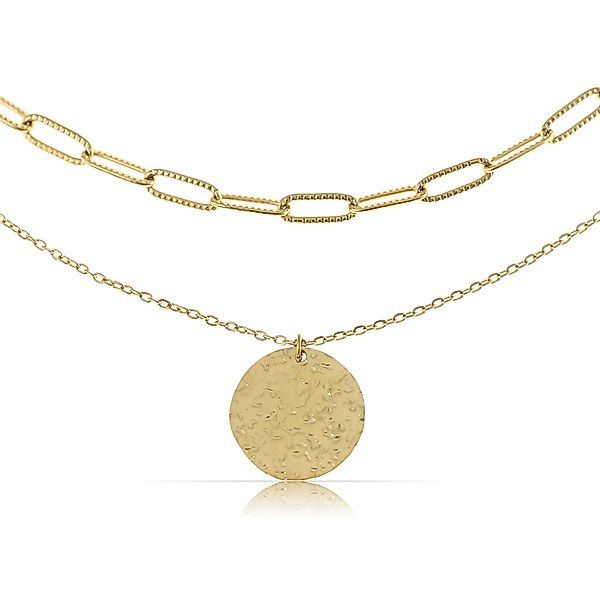 Made by Nami Edelstahlketten-Set zweireihig gold günstig online kaufen
