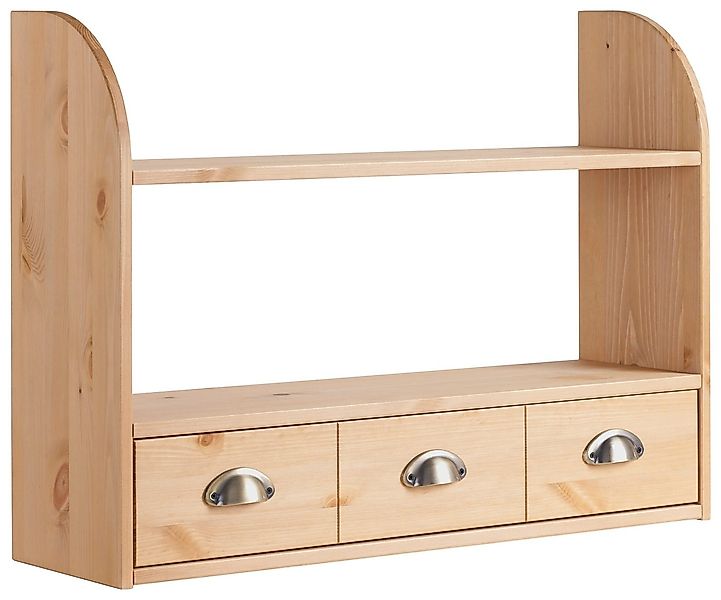 Home affaire Hängeregal Oslo, 75 cm breit, aus massiver Kiefer, 1 breite Sc günstig online kaufen
