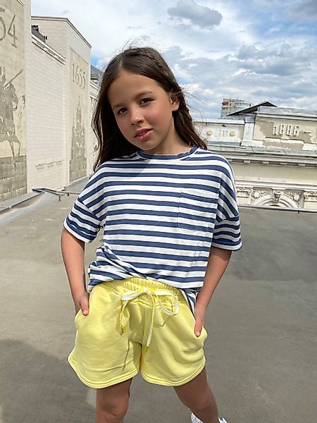 LEMONI T-Shirt Gestreiftes T-Shirt in Relax-Passform günstig online kaufen