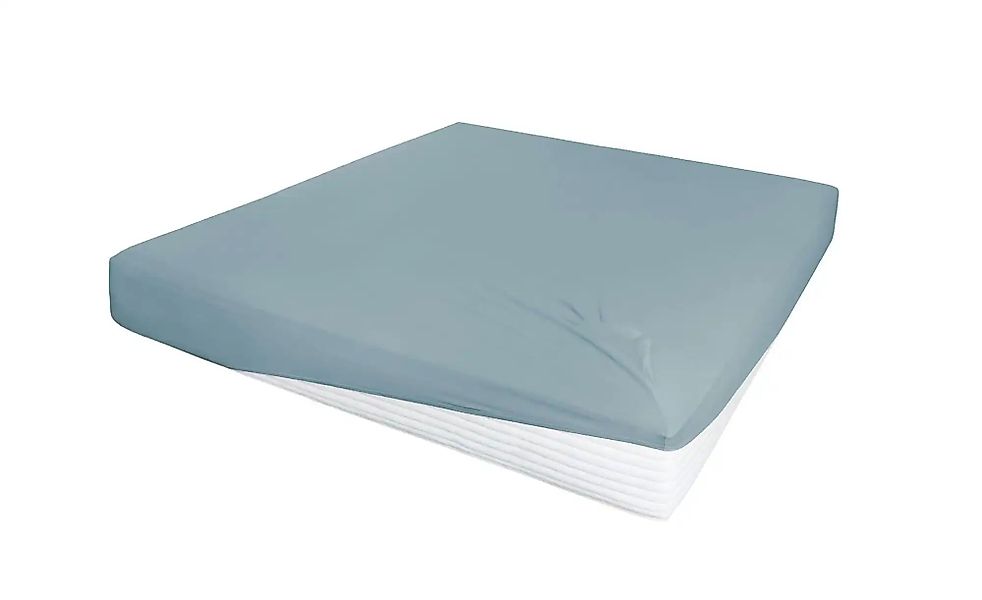 Jersey-Elastan Boxspringlaken   ¦ grün ¦ Maße (cm): B: 150 H: 28 T: 28.0 Be günstig online kaufen