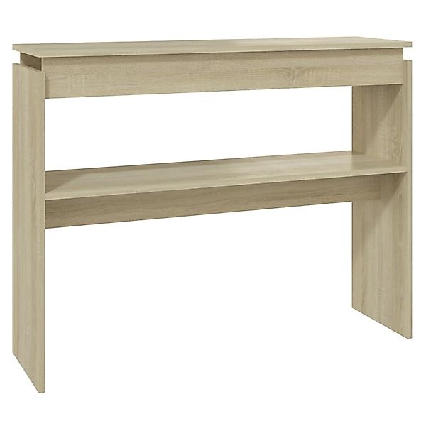 vidaXL Beistelltisch Konsolentisch Sonoma-Eiche 102x30x80 cm günstig online kaufen