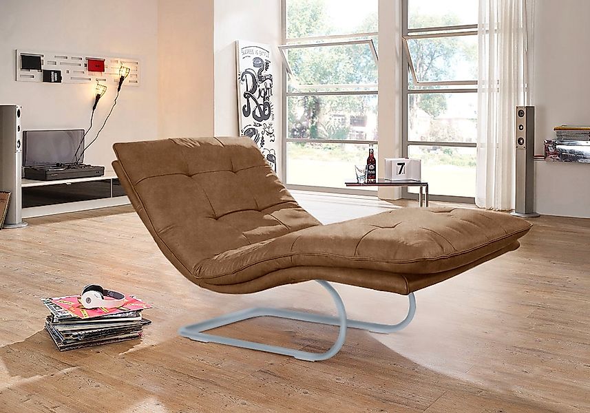 W.SCHILLIG Relaxliege "daily dreams" in Waffelkissen-Optik, wahlweise mit M günstig online kaufen