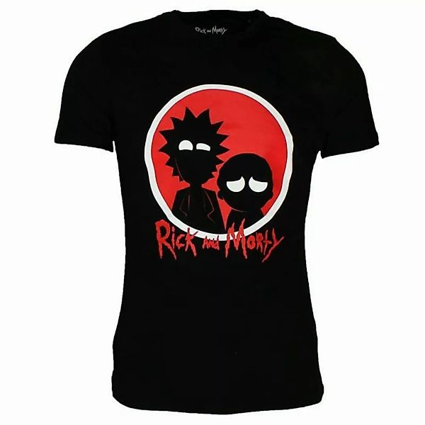 DIFUZED T-Shirt Rick and Morty - Black Silhouette günstig online kaufen