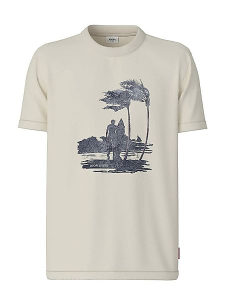 Joop Jeans T-Shirt Lanakila Kontrastfarbener Print günstig online kaufen