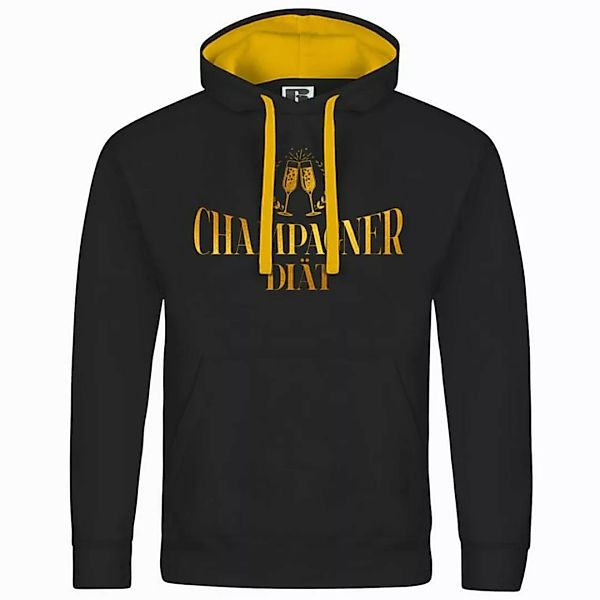 deinshirt Kapuzenpullover Herren Kapuzenpullover Champagner Diät Mit Print günstig online kaufen