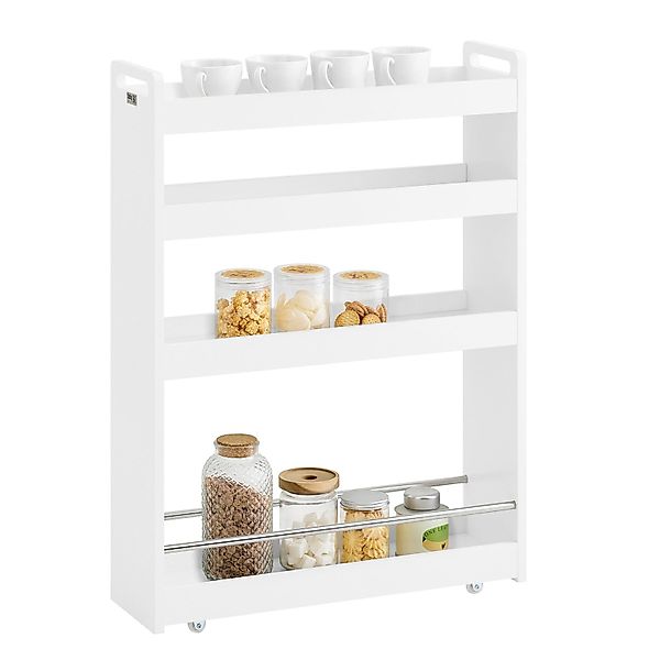 SoBuy Küchenregal NSR01, Servierwagen mit Rollen, günstig online kaufen