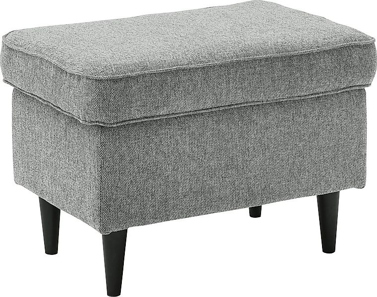 ED EXCITING DESIGN Hocker Oskar, mit Massivholzfüßen günstig online kaufen