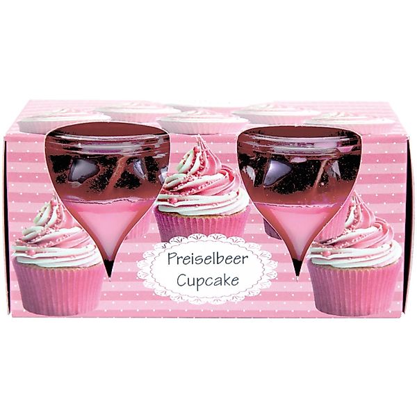 HS Candle Duftkerze Creation Kerzen 2er Pack Preiselbeer Cupcake günstig online kaufen