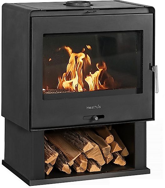 Kaminofen Heathus »B 57« mit Holzfach, 10 kW, Zeitbrand, Holzscheite bis 50 günstig online kaufen