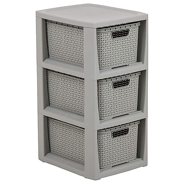 BranQ Regal 1725, Rattanregal mit 3 günstig online kaufen
