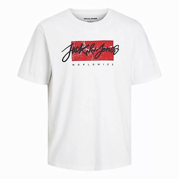 Jack & Jones Print-Shirt Tiley T-Shirt Crew Neck mit großem Markenprint günstig online kaufen